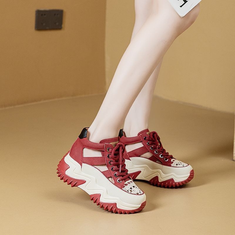 Women Shoes Size Chart - Women's Chunky Platform Dad Sneakers Color