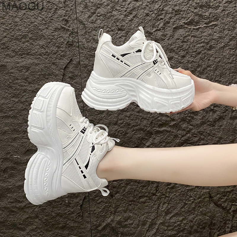 Women Shoes Size Chart - 10CM Height Increasing Women's Chunky Sneakers