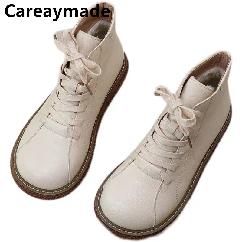 Women Shoes Size Chart - Careaymade-Vintage Lace Up boots women's short