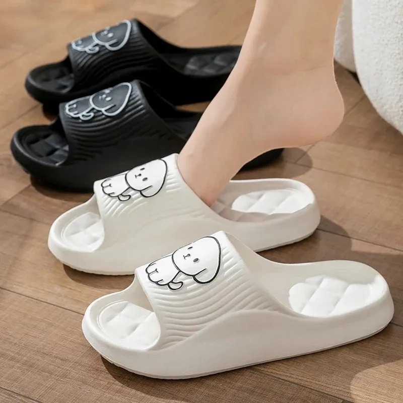 Cute Carton Slippers Bathroom  - Women Shoes Wedges 评论和价格