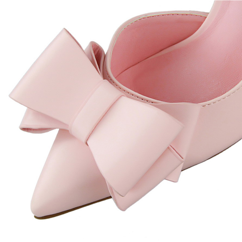 BIGTREE Shoes Bow-knot Woman P - Women'S Shoes Big Feet 评论和价格