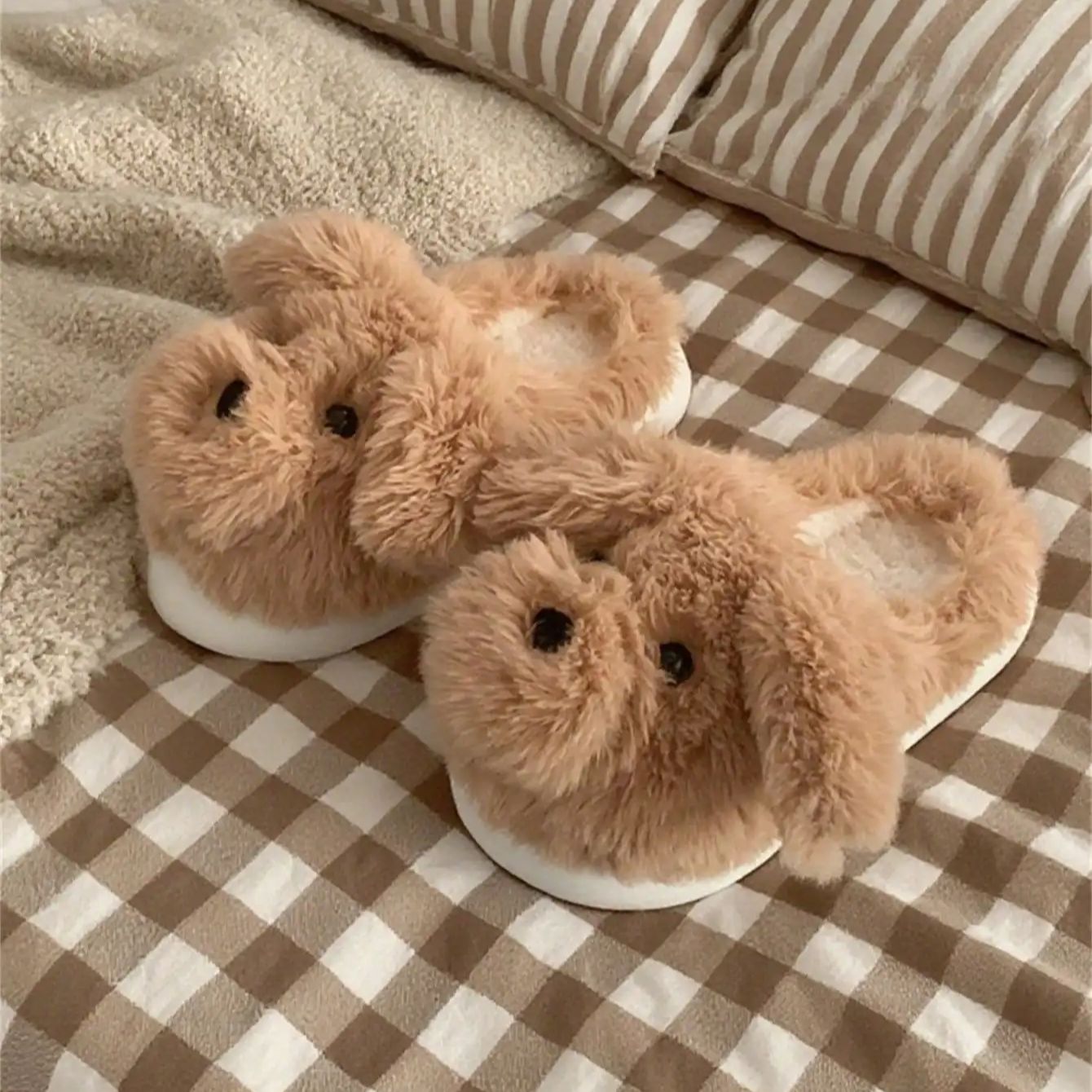 Women House Fur Slippers Casua - Women'S Shoes Everyday 评论和价格
