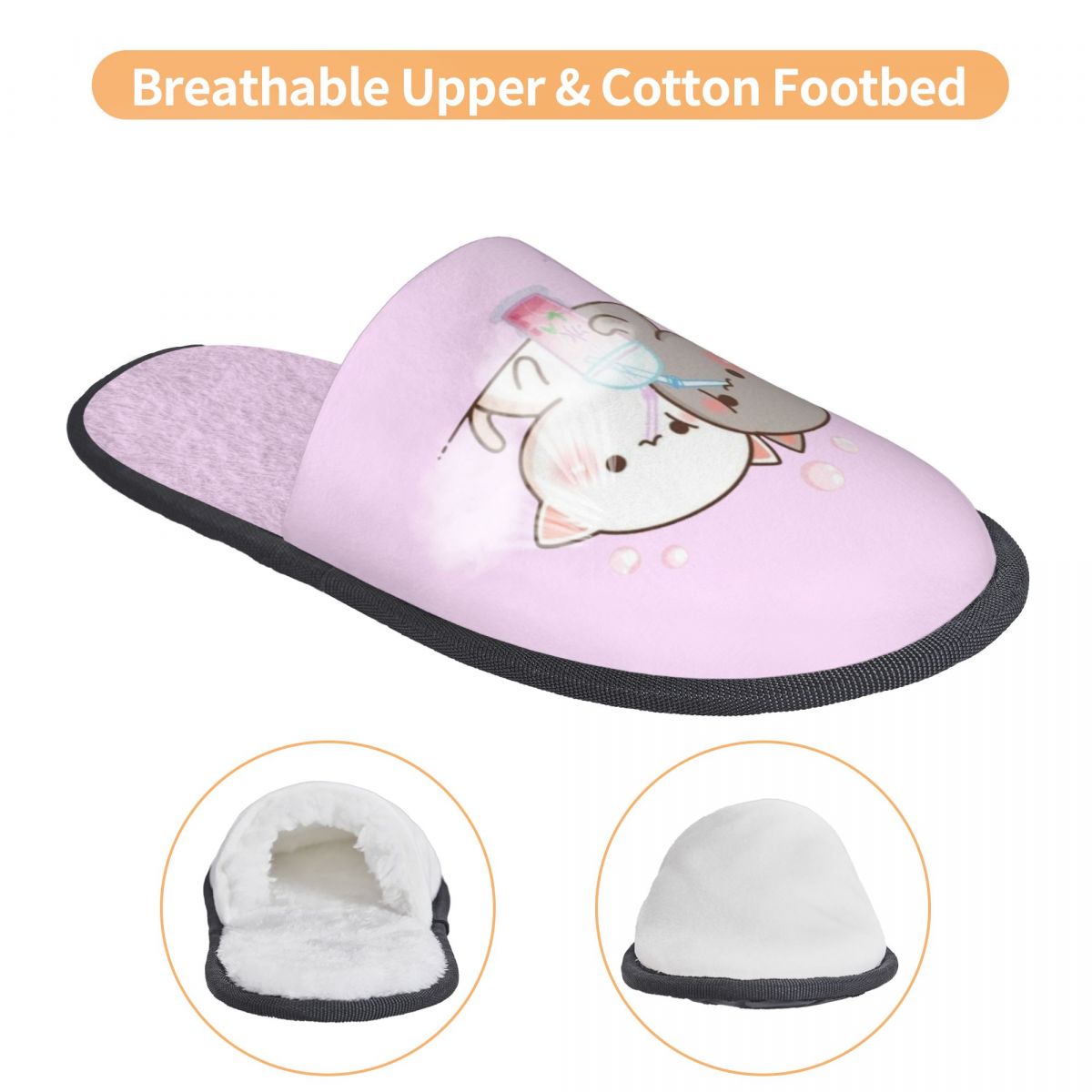Custom Couple Mochi Cat Peach  - Women Shoes Mochi 评论和价格