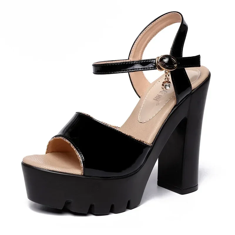 10cm 13cm Small Size 32-43 Thi - Block Heel Ankle Boots 评论和价格