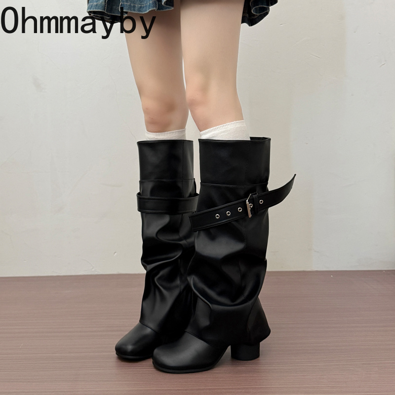 Designer Women Knee High Boots - Block Heel Ankle Boots 评论和价格