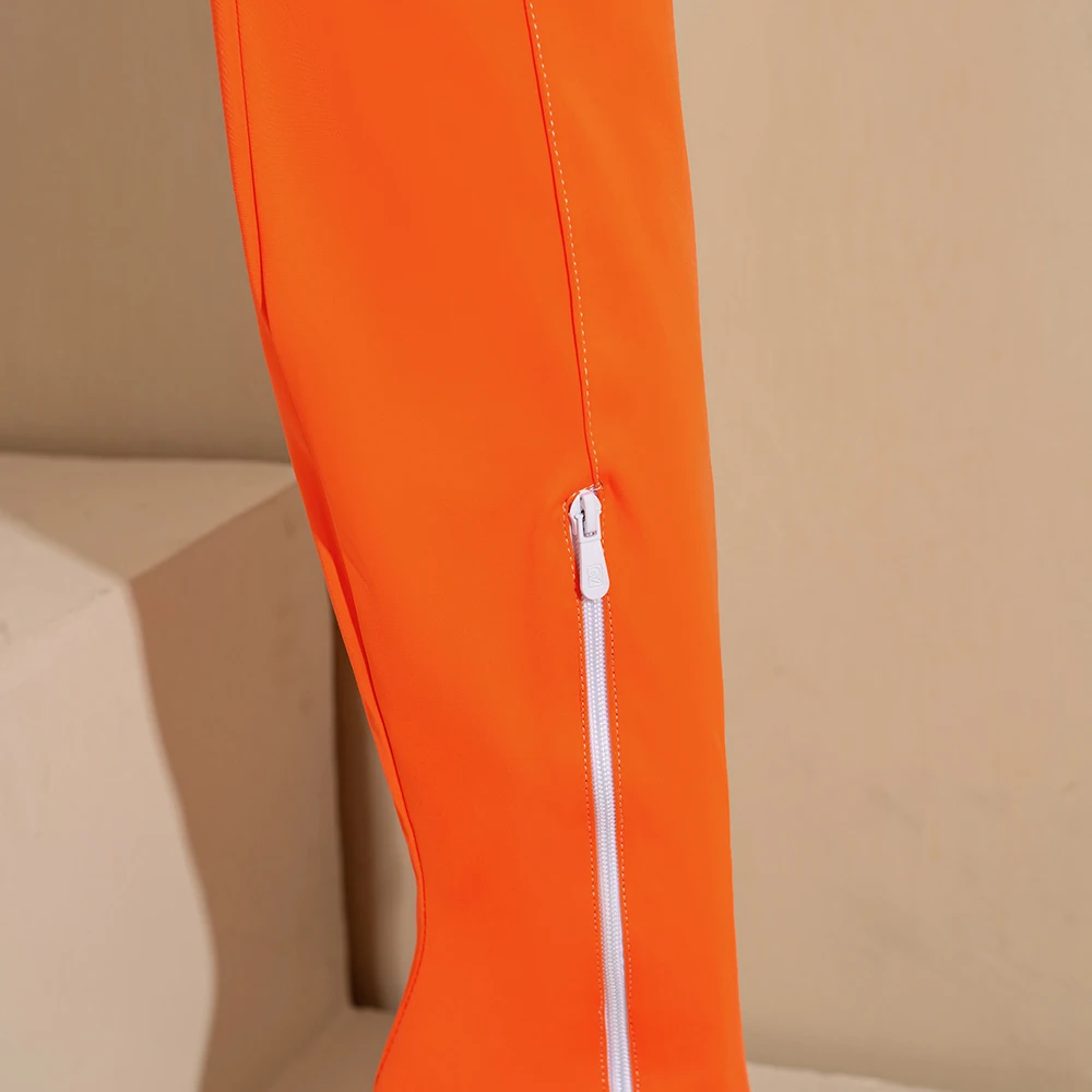New Winter Glamour Orange Yell - Women'S Shoes Big Feet 评论和价格