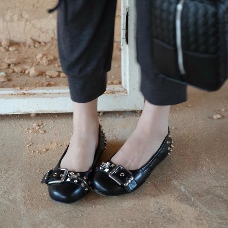 Bolt Round-head Single Shoe Wo - Slingback Pumps Women 评论和价格