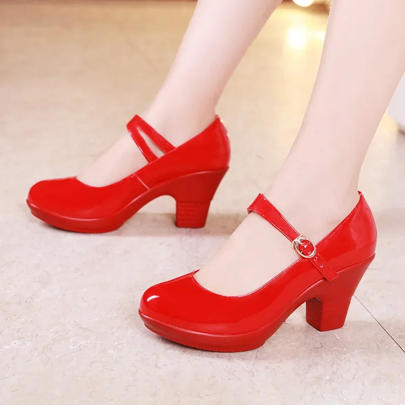 Small Size 32-43 Medium Block  - Women'S Shoes Red Bottoms 评论和价格