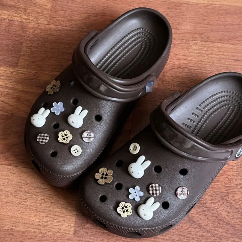 Anime Cartoon Rabbit Flower Sh - Croc Style Clog 评论和价格