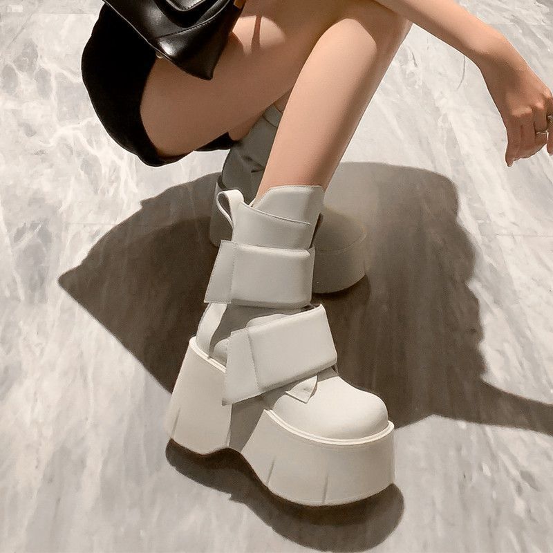 Women's White Platform Ankle B - Women Shoes Size Chart 评论和价格