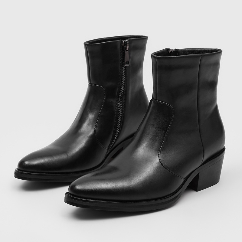 High Quality Men's Vintage Poi - Block Heel Ankle Boots 评论和价格