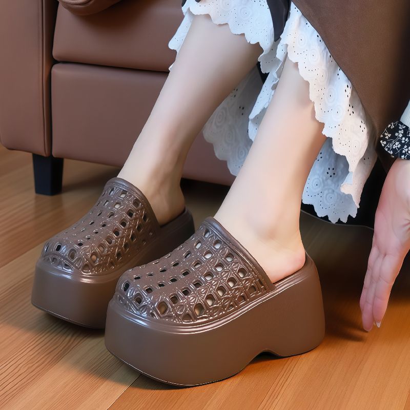 New Cut-Outs High Heels EVA Sa - Women Shoes Wedges 评论和价格